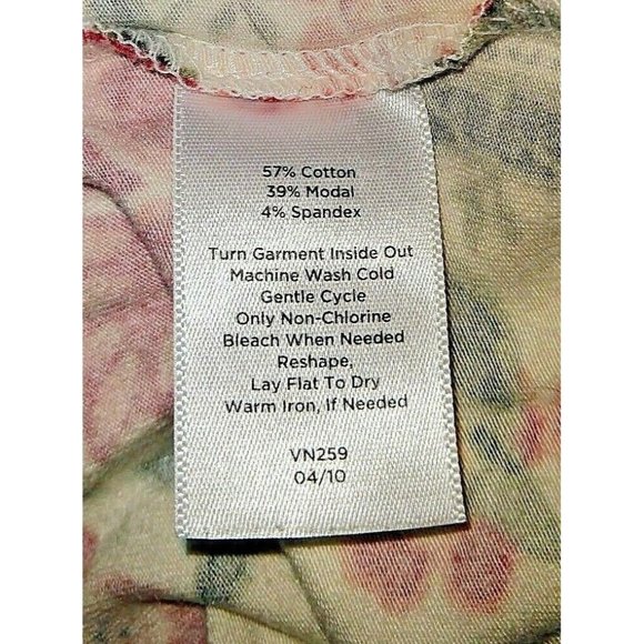 Talbots Top Womens Size Petite Petite 0-2P Cotton Blend Knit Bell Sleeve… - Picture 6 of 6